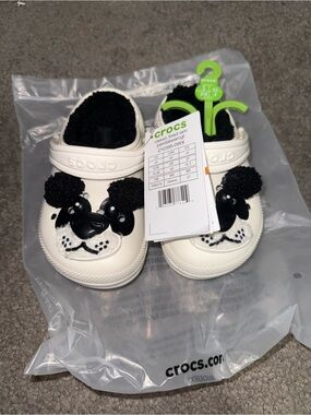 Crocs Kids' White Panda Character Clog